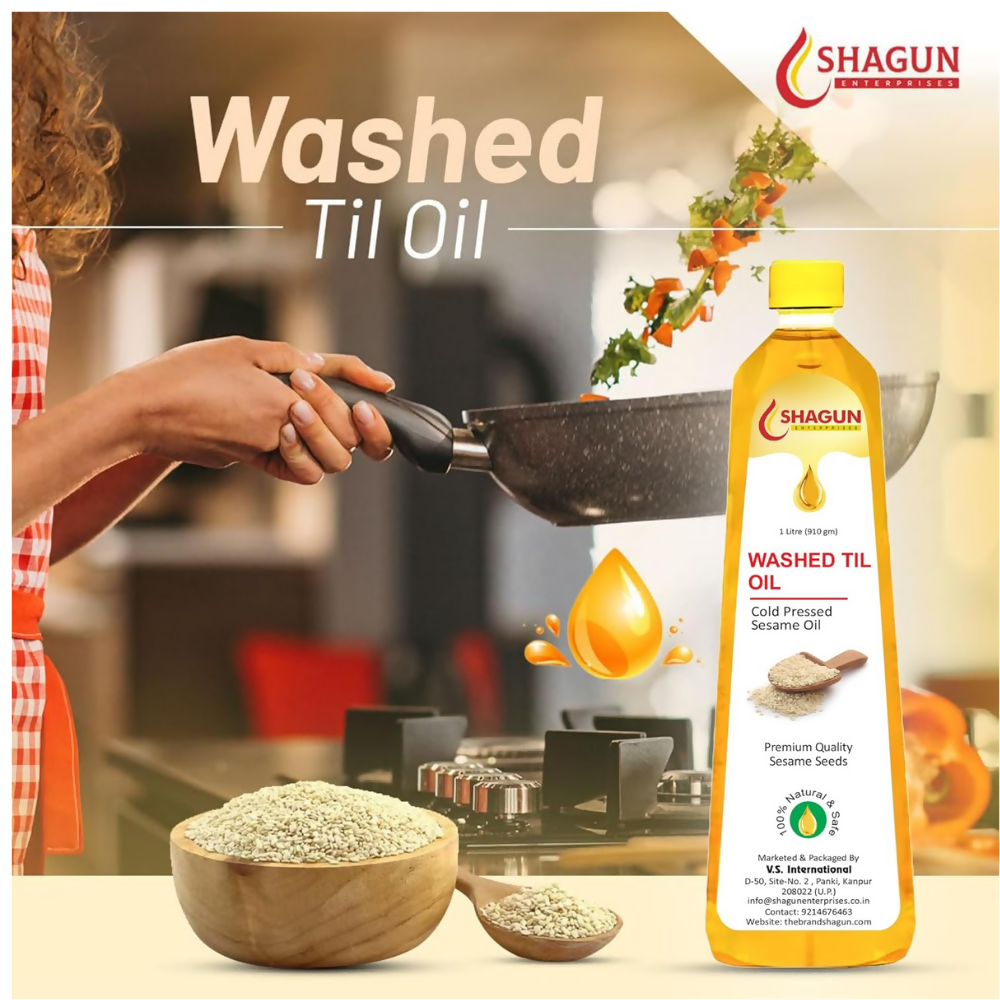 Shagun Cold Pressed Sesame Oil - Washed Til Oil - Dista