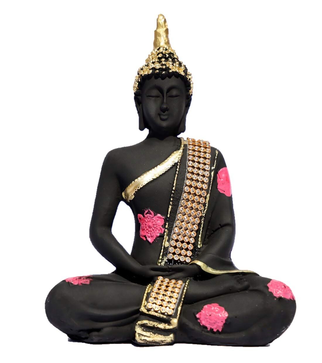 Shri Balaji Enterprises Polyresin Sitting Lord Buddha Idol - Distacart
