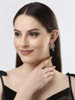 Thumbnail for NVR Women Gold-Plated Drop Earrings - Distacart