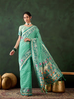 Thumbnail for Mitera Woven Design Zari Saree - Distacart