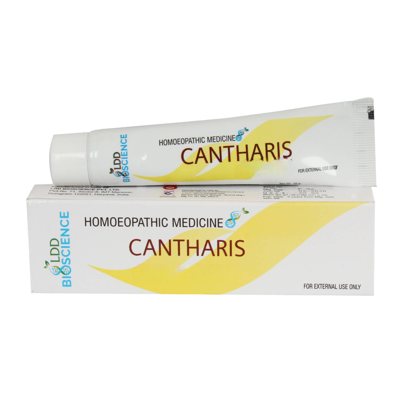 LDD Bioscience Homeopathy Cantharis Ointment - Distacart