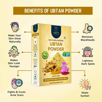 7 Days Ubtan Powder Face Pack - Distacart