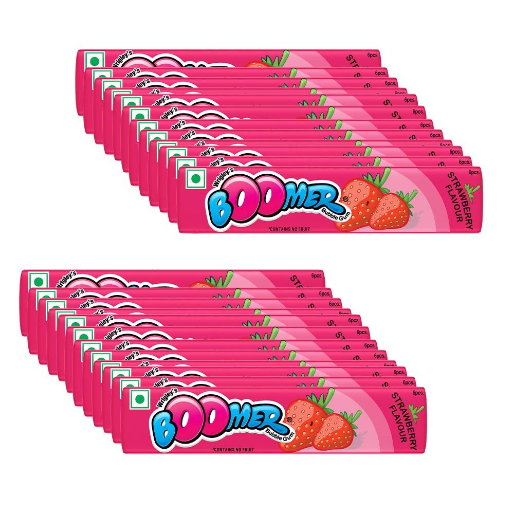 Wrigley's Boomer Multipack - Strawberry - Distacart