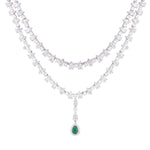 Thumbnail for Nuyug Crystal Luster Cubic ZIrcon Necklace Set