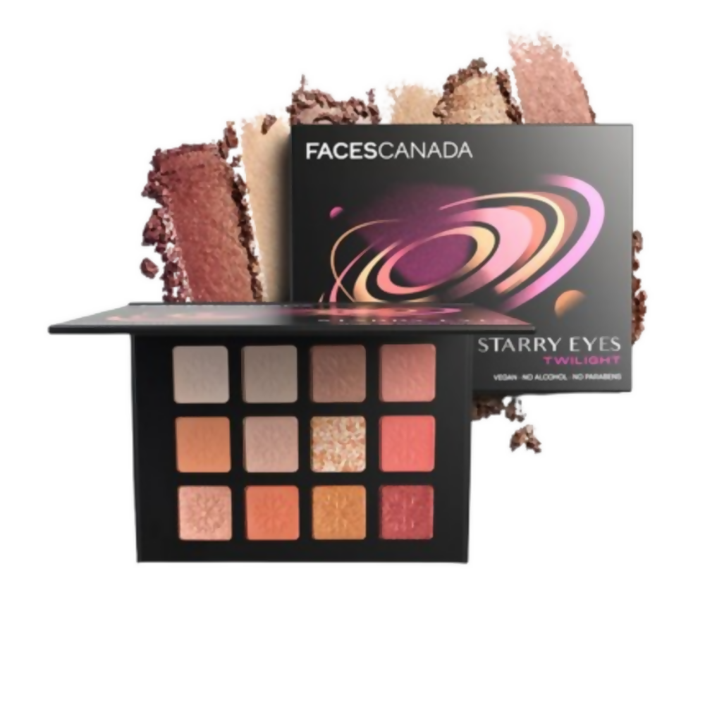 Faces Canada Starry Eyes Eye Shadow Palette - Twilight - Distacart