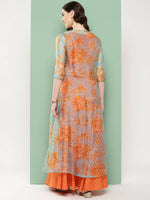 Thumbnail for Ahalyaa Women's Traditional Wear Co-ods - Orange - Distacart