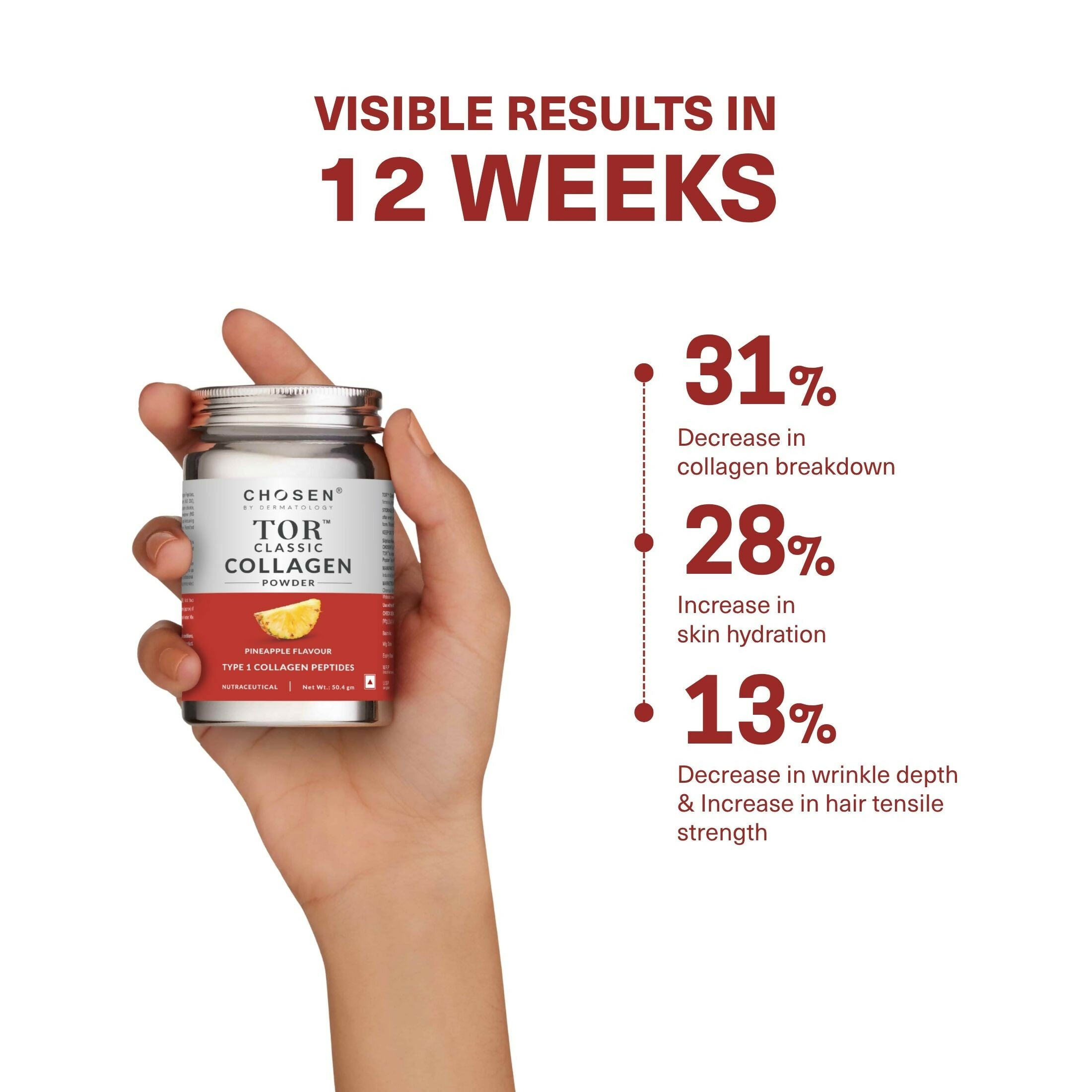 Chosen Tor Classic Marine Collagen Powder Skin Hair & Joint Health