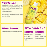 Thumbnail for PLIX The Plant Fix Pineapple 5% Lactic Acid Body Wash Exfoliates Dry, Rough & Strawberry Skin
