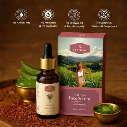 Chengavi Red Rice Face Serum - Distacart