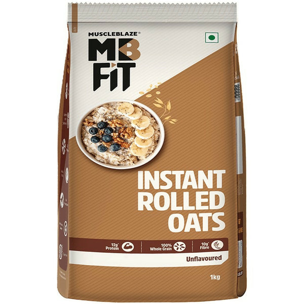 MuscleBlaze Instant Wholegrain Rolled Oats - Distacart