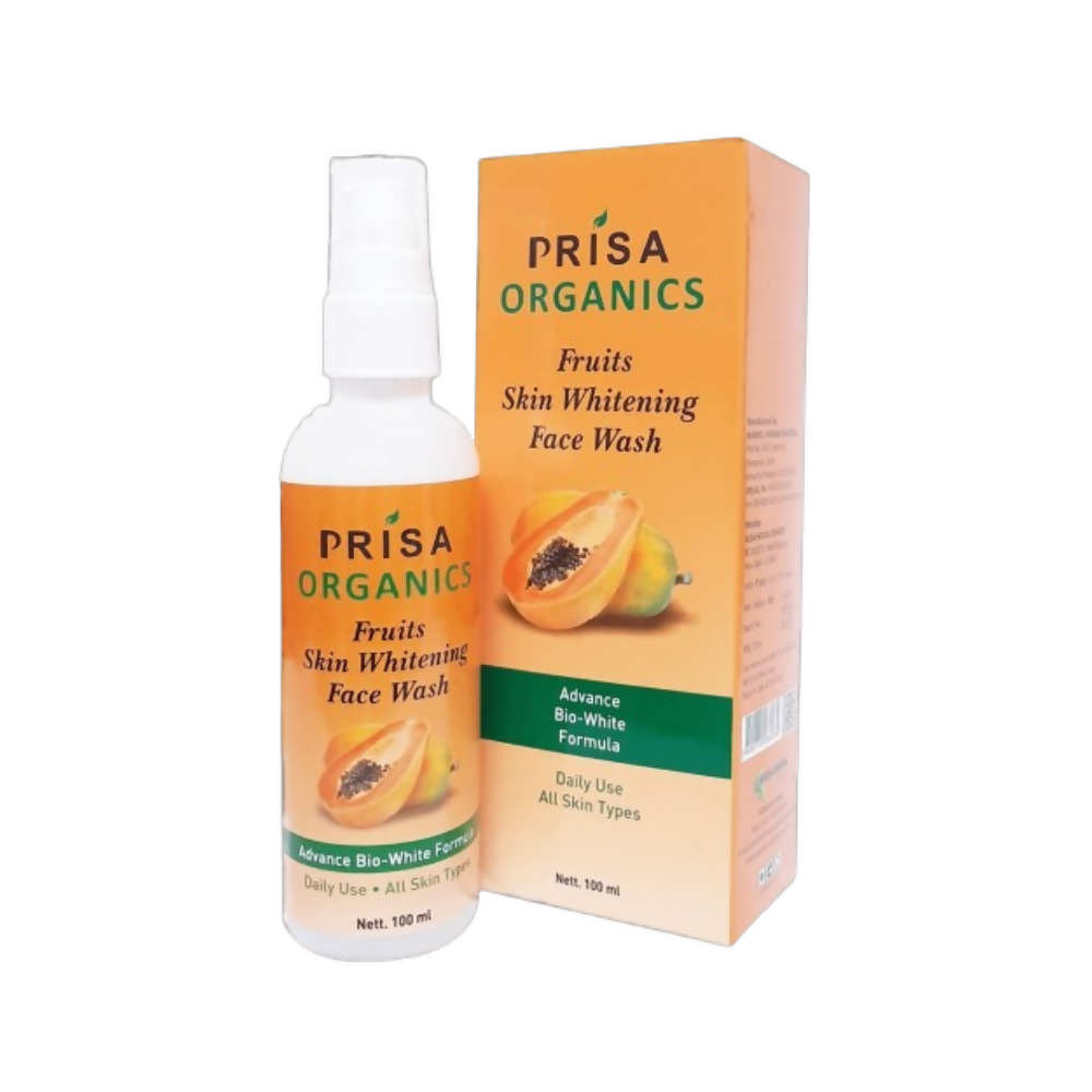 Prisa Organics Saffron & Papaya Lightening Face Wash - Distacart