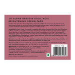 Thumbnail for mCaffeine Clear Glow 2% Alpha Arbutin Kojic Acid Brightening Serum Pads - Distacart