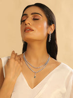 Thumbnail for Nuyug Crystal Luster Cubic ZIrcon Necklace Set