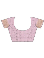 Thumbnail for Astita Organza Light Pink Saree