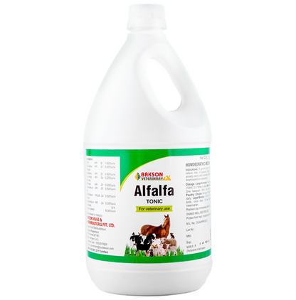 Bakson's Homeopathy Alfalfa Tonic For Veterinary Use - Distacart