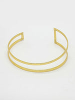 Thumbnail for NVR Women Gold-Plated Western Cuff Bracelet - Distacart
