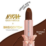 Thumbnail for Nykaa Cosmetics X Bridgerton Creamy Matte Longwear Lipstick - Forbidden Love - Distacart