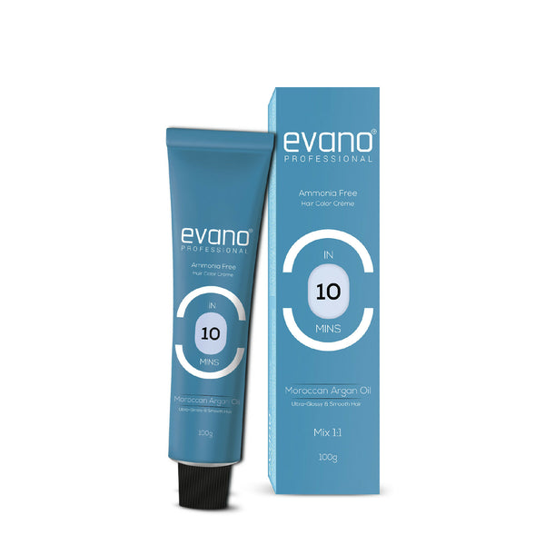 Evano Professional Creme Hair Colour Darkest Brown for Women & Men - Distacart