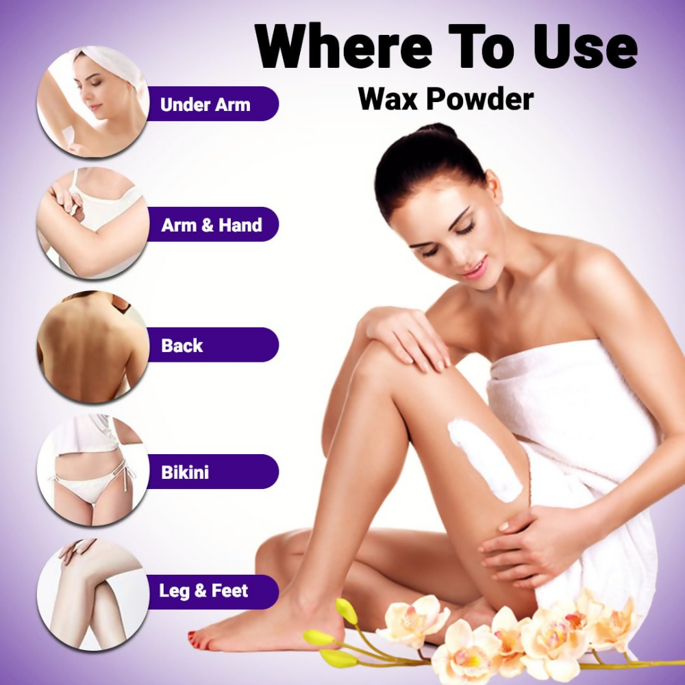 VedicAyurveda Herbal Wax Powder - Lavender - Dista