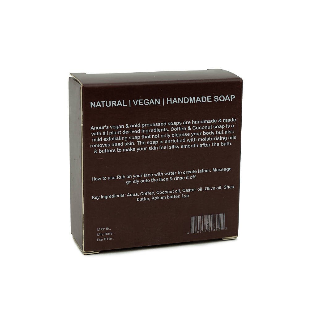 Anour Coffee & Coconut Vegan Body Soap