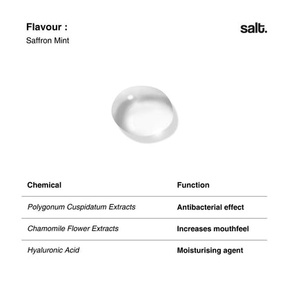 Salt. Oral Care Hydra Mouthwash - Saffron - Dista