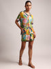 Zaccai Women's Multi Muslin Tropical Co-Ords - Distacart