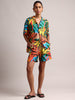 Zaccai Women's Multi Muslin Tropical Co-Ords - Distacart