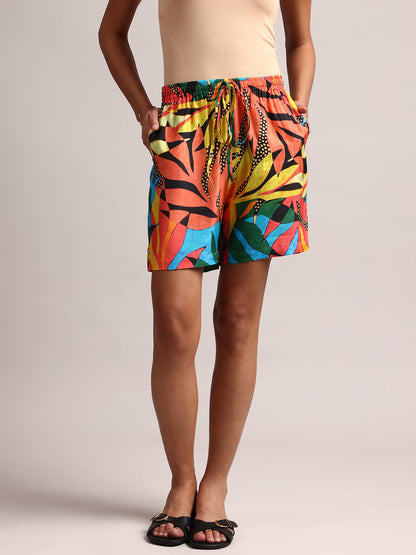 Zaccai Women's Multi Muslin Tropical Co-Ords - Distacart