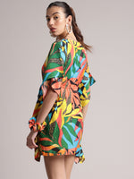 Thumbnail for Zaccai Women's Black Muslin Tropical Dress - Distacart