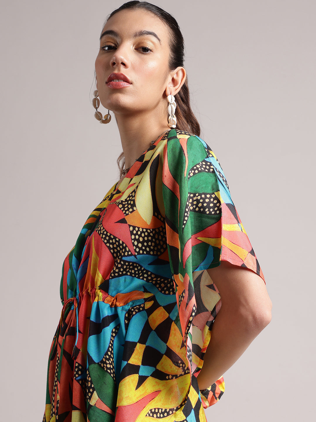 Zaccai Women's Black Muslin Tropical Dress - Distacart