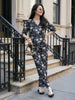 Janasya Black Straight Cotton Pant Co-ord Sets - Dista