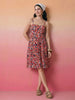 Janasya Multi A-Line Cotton Dress - Dista