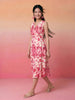 Janasya Cream A-Line Cotton Dress - Dista