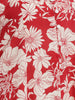 Janasya Red A-Line Cotton Dress - Dista