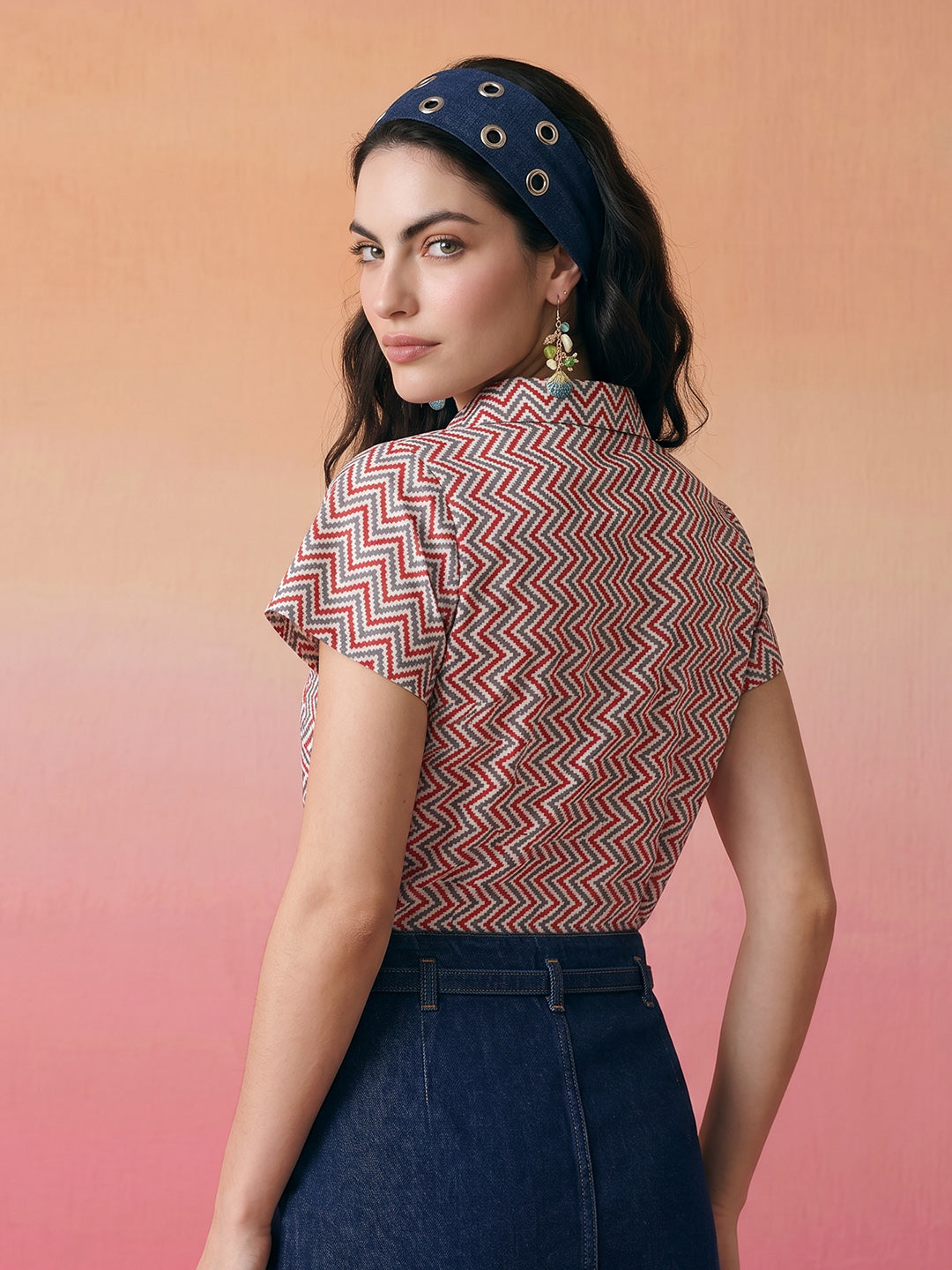 Janasya Multi Shirt Cotton Top - Dista