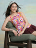 Janasya Multi Waistcoat Rayon Blend Top - Dista