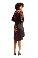 Thumbnail for Zaccai Women's Black Satin Abstract Dress - Distacart