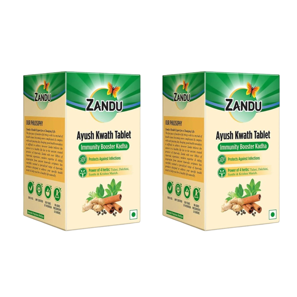 Zandu Ayush Kwath Tablets Immunity Booster Kadha - Distacart