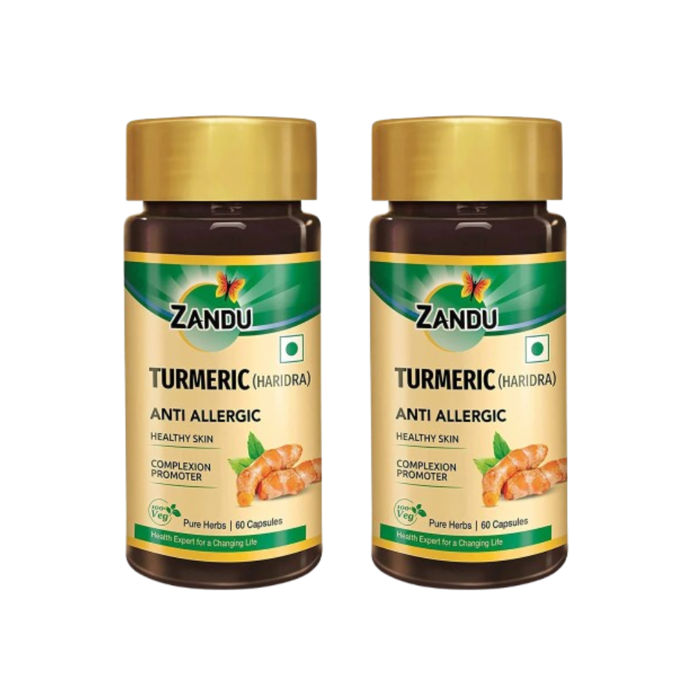 Zandu Turmeric (Haridra) Anti Allergic Capsules