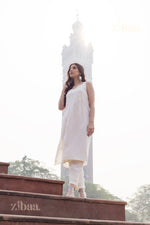 Thumbnail for Zibaa Ivory Muslin Chikankari Co-ord Set