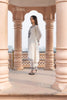 Zibaa Muslin Black & White Chikankari Co-ord Set - Distacart