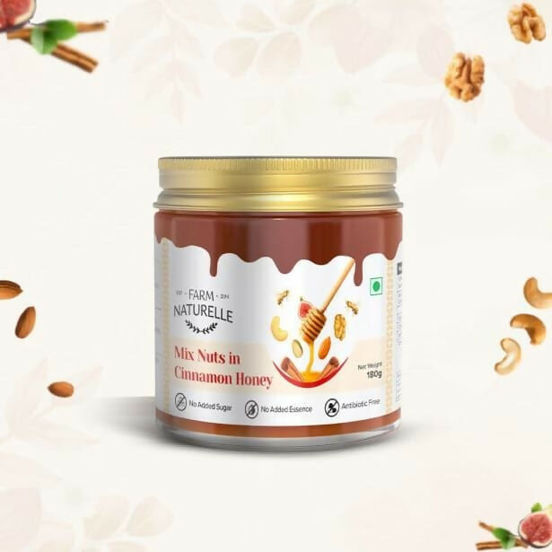 Farm Naturelle Mixed Nuts in Cinnamon Honey - Healthy Snack