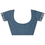 Thumbnail for Joban Fashion Turquoise Blue Geometric Pattern Soft Silk Patola Saree - Distacart