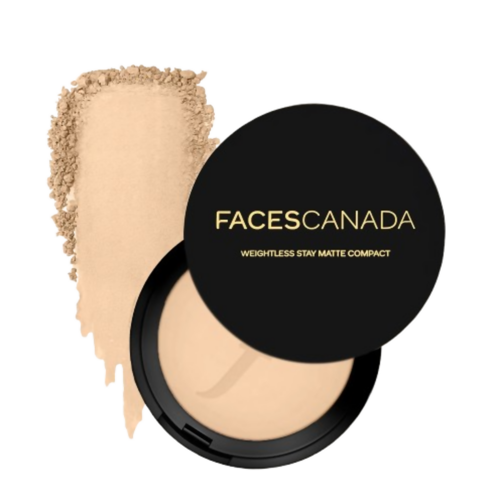 Faces Canada Compact Powder - Face Powder with SPF 20 - Natural 02 - Distacart