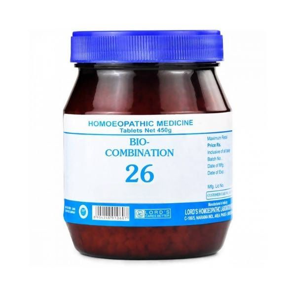 Lord's Homeopathy Bio-Combination 26 Tablets - Distacart