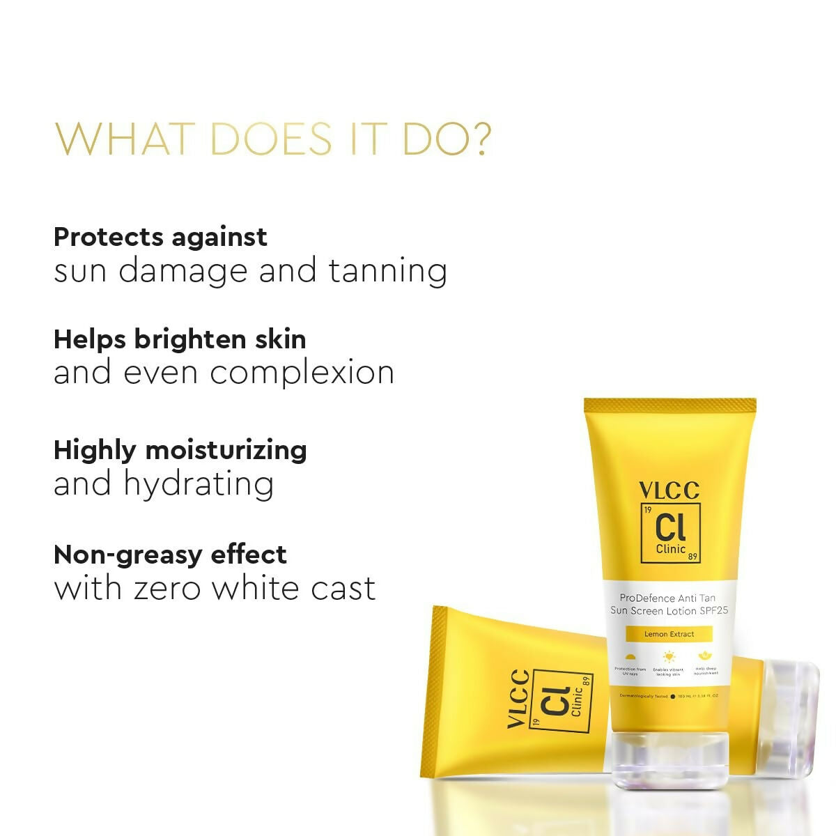 VLCC Clinic ProDefence Anti Tan Sun Screen Lotion SPF 25 - Distacart