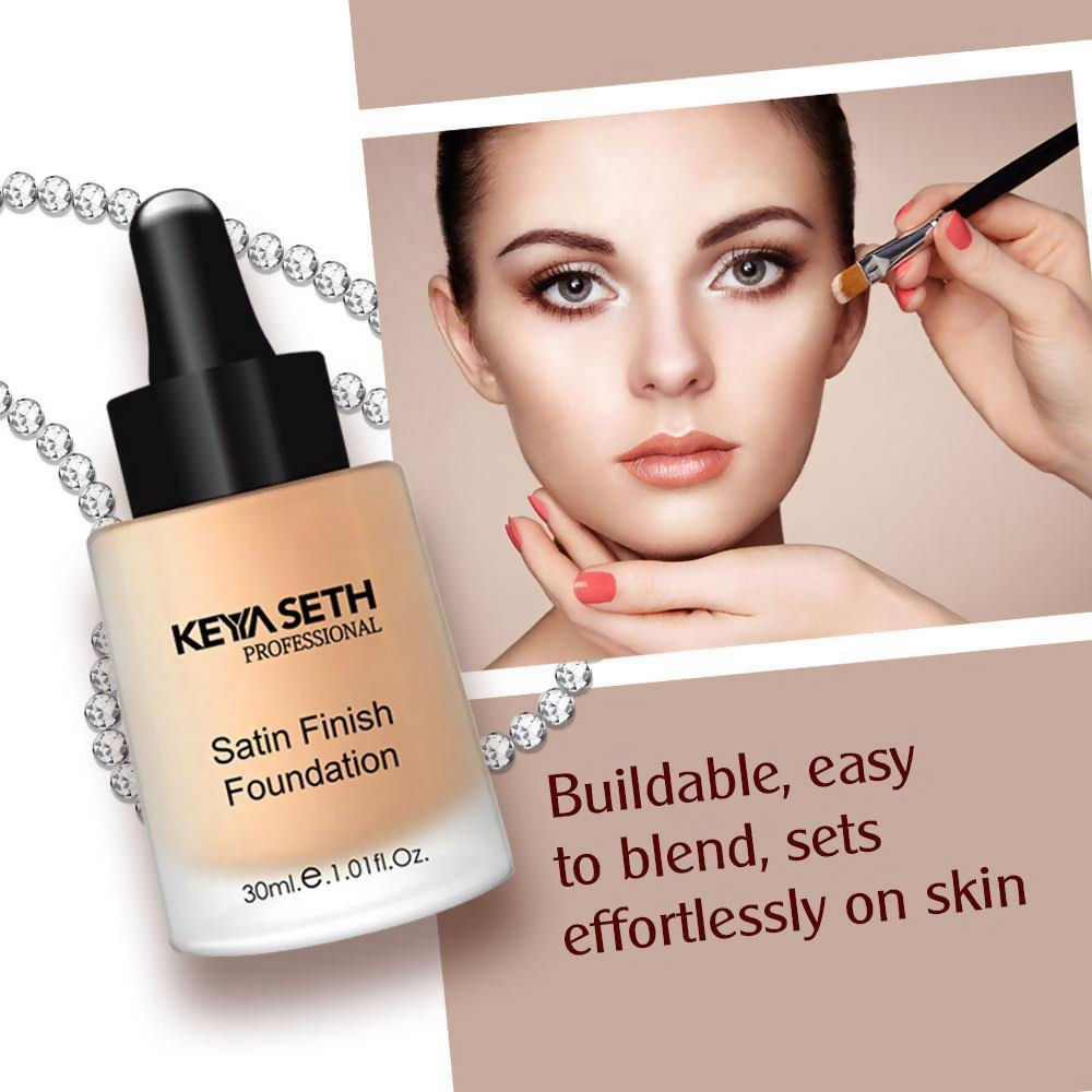 Keya Seth Aromatherapy Professional Satin Finish Foundation - Shade 1 - Distacart