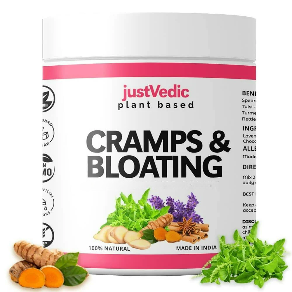 Just Vedic Cramps & Bloating Drink Mix - Distacart