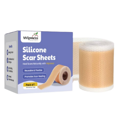 Wipness Silicone Scar Sheets - 61 Inches (1.6 Meters) - Dista