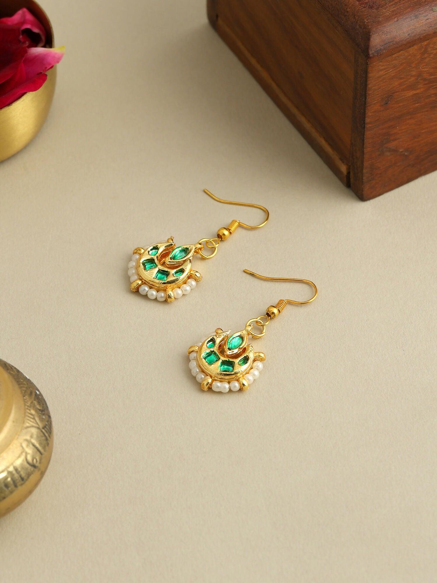 Ruby Raang Suhana Chand Earring - Distacart